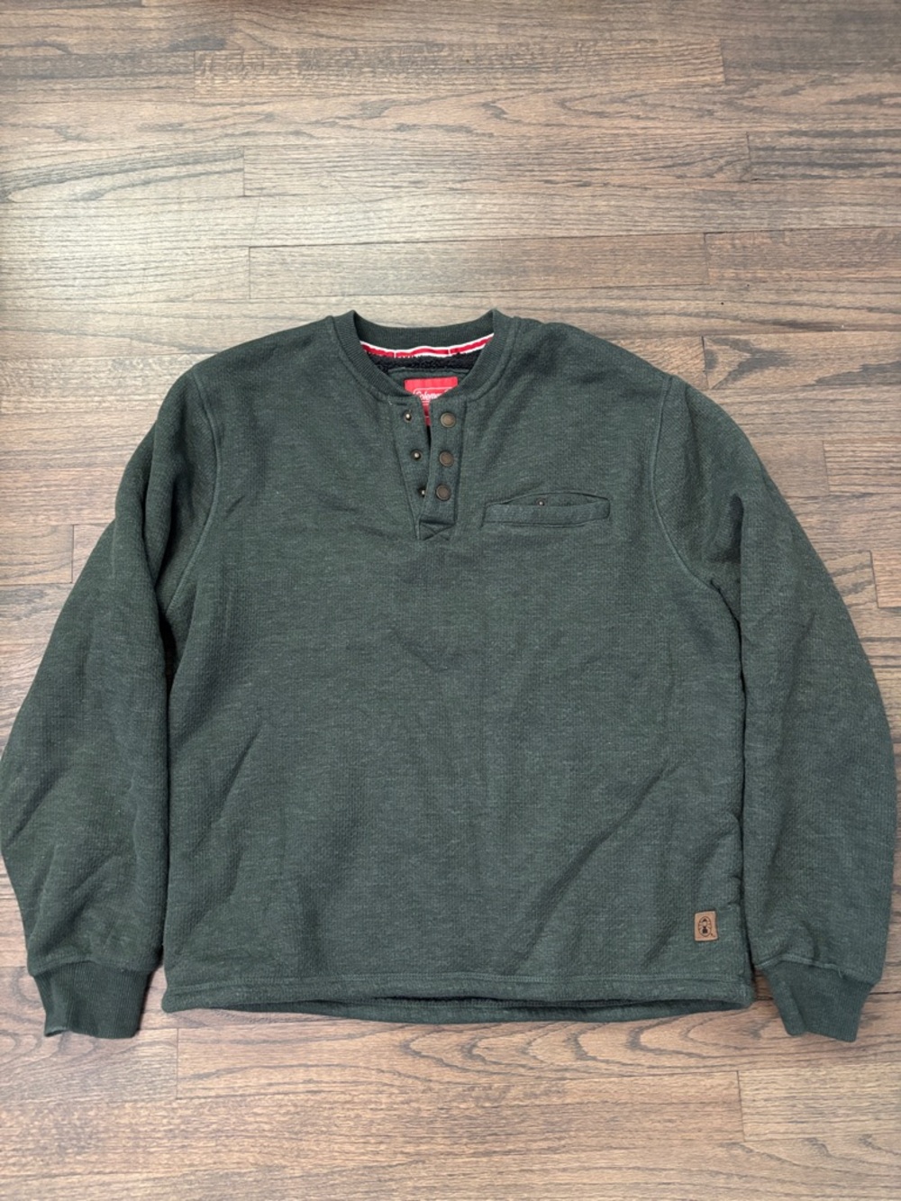 Coleman Olive Green Button-Up Shirt